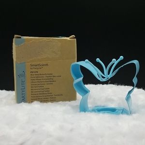 PartyLite Blue Metal Butterfly Tealight Candle Holder